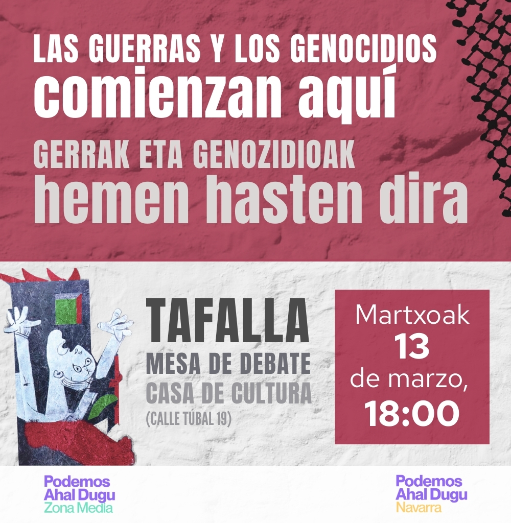 “Las guerras y los genocidios empiezan&nbsp;aquí”